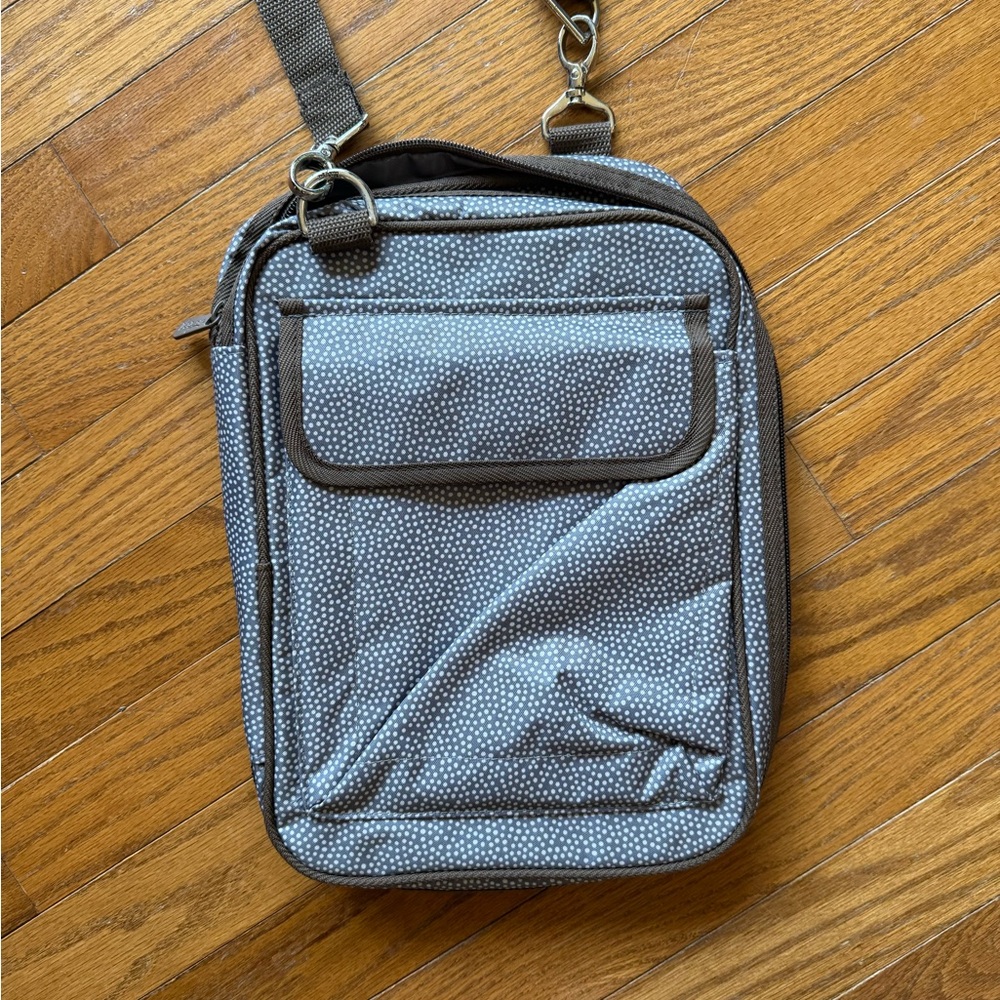 Thirty-One Gray Crossbody Bag with Minimalist Design new